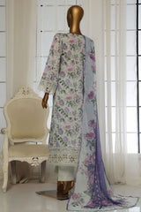 Sada Bahar Stitched 3 Piece Festive Emb Lawn Vol-02 Suit-D-103-Mint
