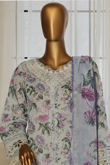 Sada Bahar Stitched 3 Piece Festive Emb Lawn Vol-02 Suit-D-103-Mint