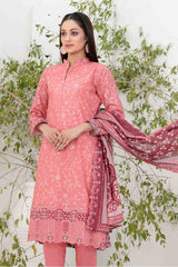 Shazmina By Tawakkal Unstitched 3 Piece Emb Lawn Vol-02 Collection-D-1058