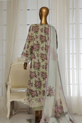 Sada Bahar Stitched 3 Piece Festive Emb Lawn Vol-02 Suit-D-106-Pista