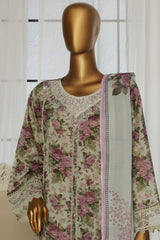 Sada Bahar Stitched 3 Piece Festive Emb Lawn Vol-02 Suit-D-106-Pista