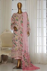 Sada Bahar Stitched 3 Piece Festive Emb Lawn Vol-02 Suit-D-107-Pink