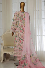 Sada Bahar Stitched 3 Piece Festive Emb Lawn Vol-02 Suit-D-107-Pink