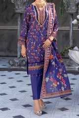 Cutwork Bliss By Al Zohaib Unstitched 3 Piece Lawn Vol-02 Suit-D-10