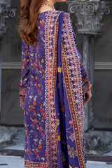 Cutwork Bliss By Al Zohaib Unstitched 3 Piece Lawn Vol-02 Suit-D-10