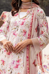 Mahee's by Riaz Arts 3 Piece Unstitched Chikankari Lawn Suit-MC-10