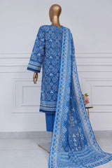 Sada Bahar Stitched 3 Piece Printed Lawn Vol-02 Suit-PR-2769-Blue