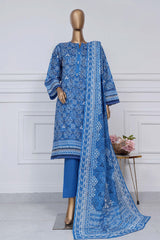 Sada Bahar Stitched 3 Piece Printed Lawn Vol-02 Suit-PR-2769-Blue