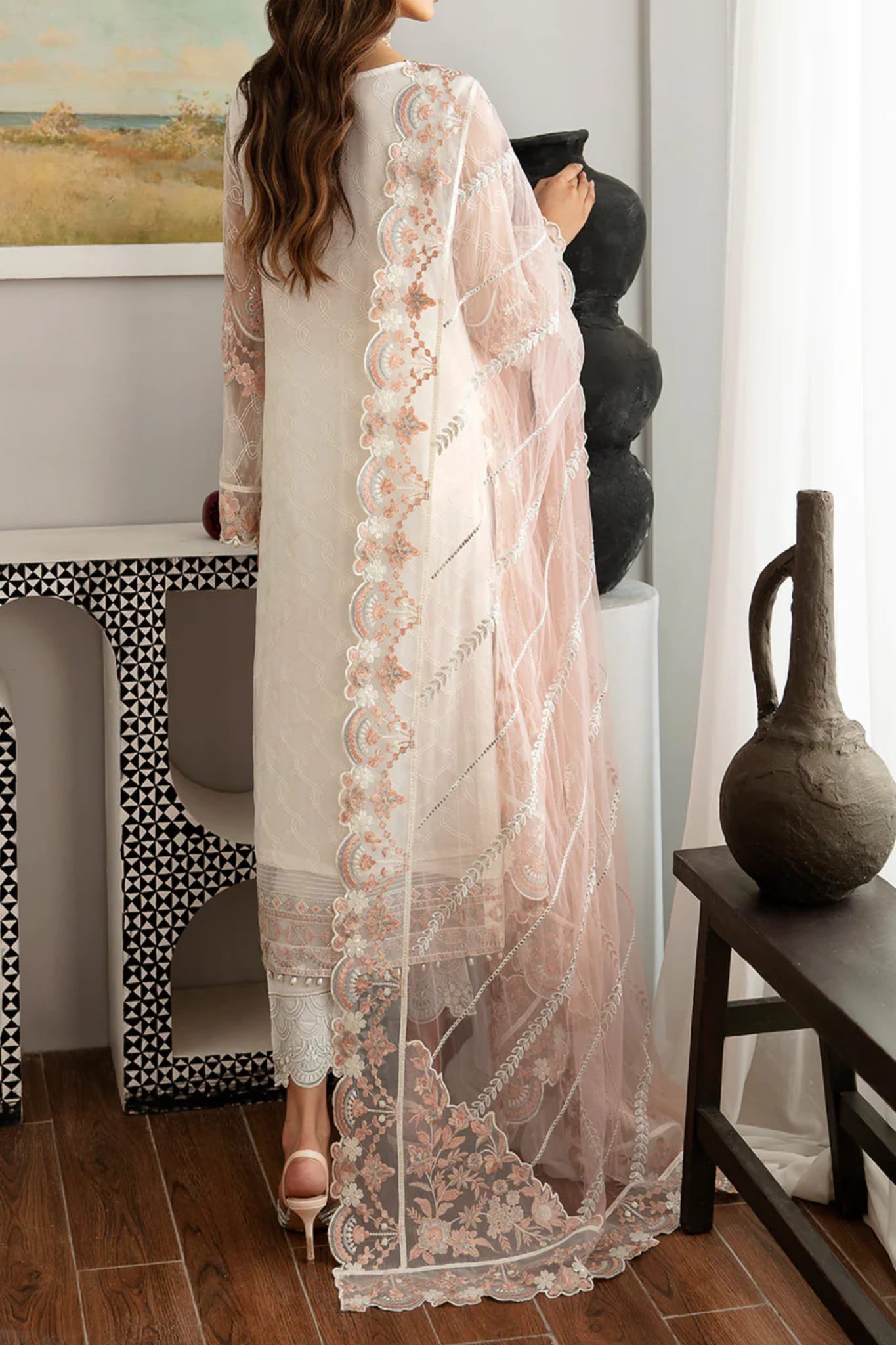 Rangoon by Ramsha Unstitched 3 Piece Chiffon Vol-11 Collection'2023-D-1103