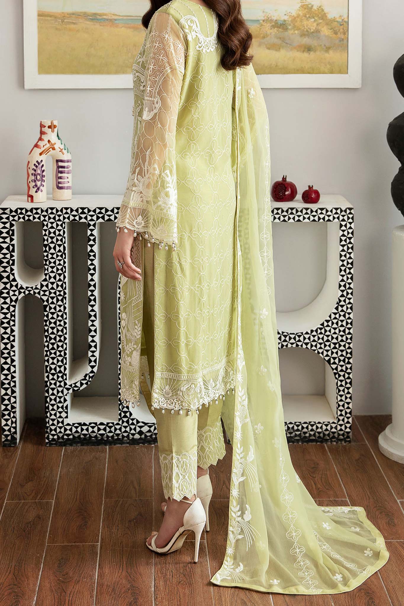 Rangoon by Ramsha Unstitched 3 Piece Chiffon Vol-11 Collection'2023-D-1105