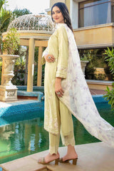 Zimmel By Tawakkal Semi Stitched 3 Piece Lawn Premium Eid Collection-D-1146