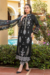 Zimmel By Tawakkal Semi Stitched 3 Piece Lawn Premium Eid Collection-D-1147