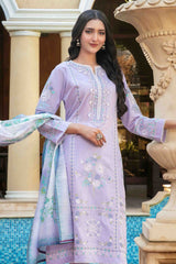 Zimmel By Tawakkal Semi Stitched 3 Piece Lawn Premium Eid Collection-D-1148
