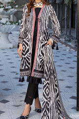 Cutwork Bliss By Al Zohaib Unstitched 3 Piece Lawn Vol-02 Suit-D-11