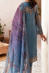 Rangoon By Ramsha Unstitched 3 Piece Luxury Emb Chiffon Vol-12 Suit-D-1202