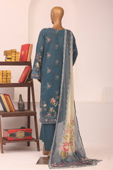Sada Bahar Stitched 3 Piece Printed Lawn Vol-14 Suit-D-1205-BLUE