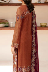 Rangoon By Ramsha Unstitched 3 Piece Luxury Emb Chiffon Vol-12 Suit-D-1209
