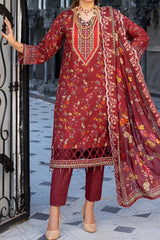 Cutwork Bliss By Al Zohaib Unstitched 3 Piece Lawn Vol-02 Suit-D-12