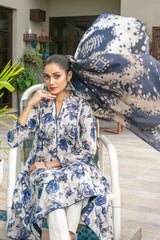 Zumra By Tawakkal Unstitched 3 Piece Digital Print Slub Lawn Collection-D-1574