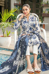 Zumra By Tawakkal Unstitched 3 Piece Digital Print Slub Lawn Collection-D-1574