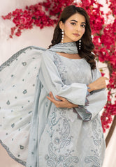 Signature By DOR Unstitched 3 Piece Emb Lawn Series Collection'2026-DOR-SIG-D-158