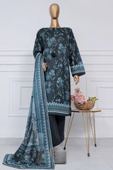 Sada Bahar Stitched 3 Piece Printed Lawn Vol-02 Suit-PR-9469-Teal