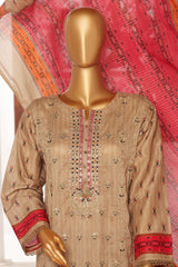 Sada Bahar Stitched 3 Piece Emb Summer Lawn Suit-D-2048-Skin