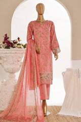 Sada Bahar Stitched 3 Piece Cutwork Emb Lawn Vol-04 Suit-CW-2050-Pink