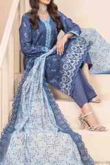 Monireh By Tawakkal Unstitched 3 Piece Digital Printed Lawn Suit-D-2054