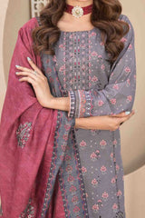 Monireh By Tawakkal Unstitched 3 Piece Digital Printed Lawn Suit-D-2059