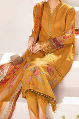 M Prints By Maria B Unstitched 3 Piece Luxury Emb Lawn Eid 2 Edit Suit-MPT-2202-A