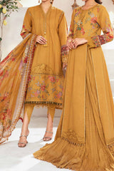 M Prints By Maria B Unstitched 3 Piece Luxury Emb Lawn Eid 2 Edit Suit-MPT-2202-A