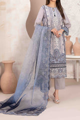 Lema By Tawakkal Unstitched 3 Piece Emb Jacquard Lawn Suit-D-2164
