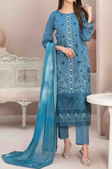 Lema By Tawakkal Unstitched 3 Piece Emb Jacquard Lawn Suit-D-2166