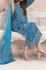 Lema By Tawakkal Unstitched 3 Piece Emb Jacquard Lawn Suit-D-2166