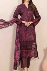 Lema By Tawakkal Unstitched 3 Piece Emb Jacquard Lawn Suit-D-2170