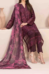 Lema By Tawakkal Unstitched 3 Piece Emb Jacquard Lawn Suit-D-2170