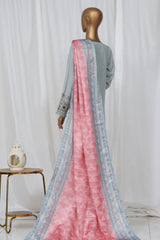 Sada Bahar Stitched 3 Piece Luxury Emb Khaddar Vol-02 Suit-LEK-22-Sky Blue