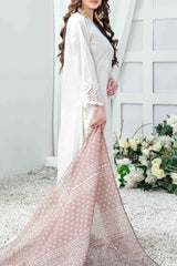 Le Classique By Tawakkal Unstitched 3 Piece Emb Heavy Schiffli Lawn Suit-D-2238