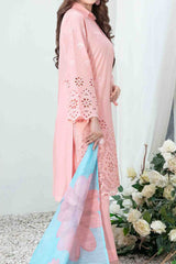 Le Classique By Tawakkal Unstitched 3 Piece Emb Heavy Schiffli Lawn Suit-D-2242