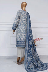 Sada Bahar Stitched 3 Piece Printed Lawn Vol-02 Suit-PR-9493-Off White