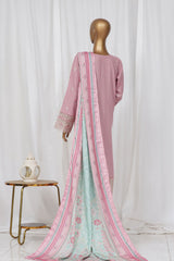 Sada Bahar Stitched 3 Piece Luxury Emb Khaddar Vol-02 Suit-LEK-24-Plum