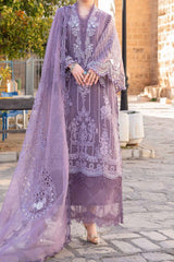 Voyage A Luxe by Maria B Unstitched 3 Piece Luxury Lawn Suit-D-2401-A