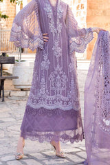 Voyage A Luxe by Maria B Unstitched 3 Piece Luxury Lawn Suit-D-2401-A