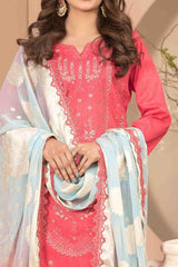 Narina By Tawakkal Unstitched 3 Piece Printed & Printed Lawn Suit-D-2476