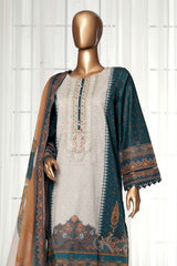 Sada Bahar Stitched 3 Piece Printed Lawn Vol-03 Suit-D-2518-Skin