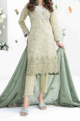 Talayeh By Tawakkal Unstitched 3 Piece Emb Digital Printed Lawn Suit-D-2552