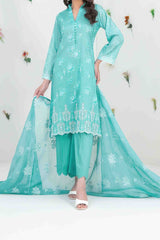 Talayeh By Tawakkal Unstitched 3 Piece Emb Digital Printed Lawn Suit-D-2553