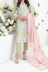 Talayeh By Tawakkal Unstitched 3 Piece Emb Digital Printed Lawn Suit-D-2554