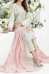 Talayeh By Tawakkal Unstitched 3 Piece Emb Digital Printed Lawn Suit-D-2554